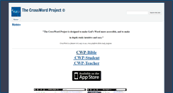 Desktop Screenshot of crosswordproject.com